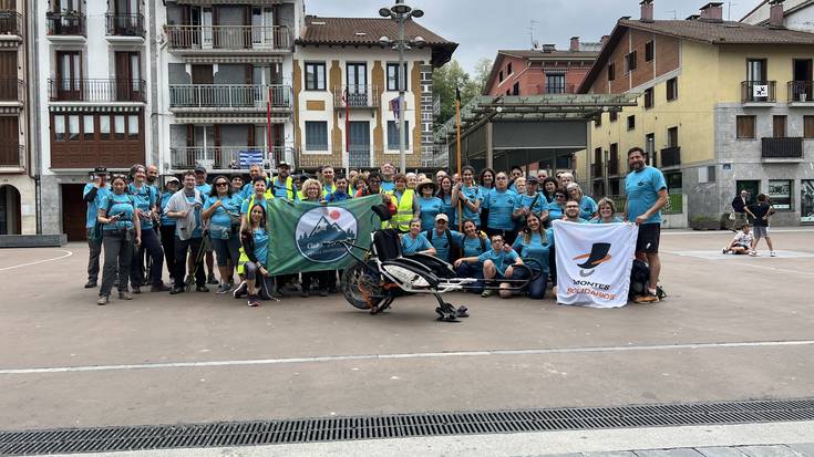 70 pertsona inguru animatu dira Upsala Elkarteak antolatu duen Ibilbide Inklusibora