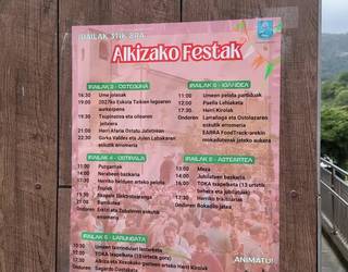Ostegunean hasiko dira Alkizako festak