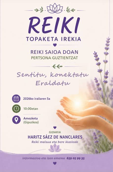 Reiki topaketa irekia