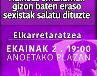 Anoetan eraso sexisten aurkako protokolo instituzionala aktibatu dute