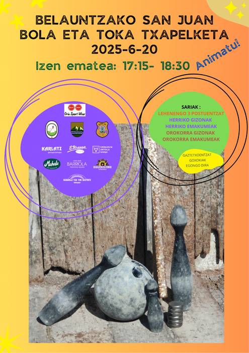Belauntzako San Juanak Bola eta Toka Txapelketa