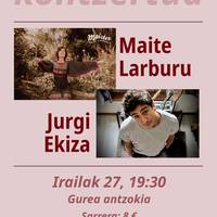 Kontzertua: Maite Larburu & Jurgi Ekiza