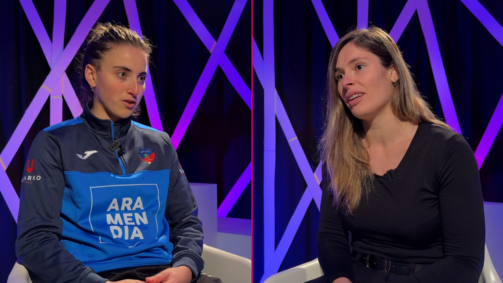 Munduko Frontball Txapelketan lortutako brontzezko dominarekin gustura dira Miren Larrarte eta Itxaso Erasun