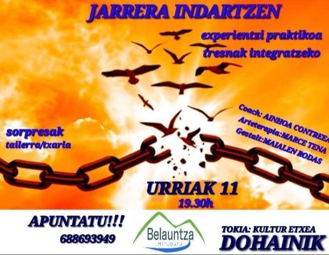 Jarrera indartzen