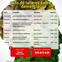 Dementzia Bizitzen - Elikadura eta dementzia