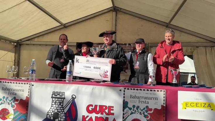 Rosa Maria San Jose eta Rafael Diaz izan dira babarrunak prestatzen onenak