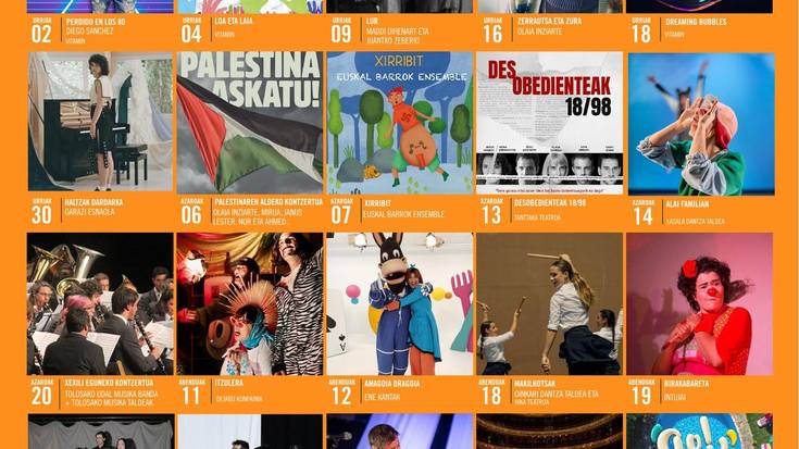 Tolosak udazkeneko kultur programazioa aurkeztu du, 22 ekitaldirekin