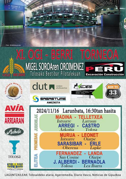 XI. Ogi - Berri Torneoa Migel Soroaren omenez