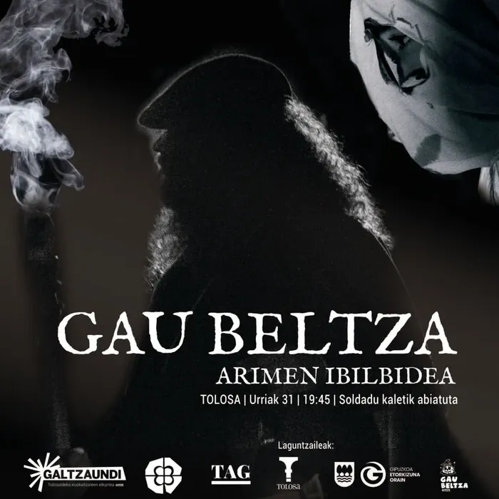 Gau Beltza - Arimen ibilbidea