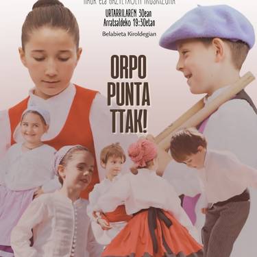 "Orpo punta ttak!" Alurr-eko haur eta gaztetxoen ikuskizuna