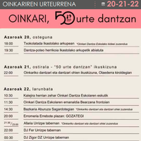 Oinkari, 50 urte dantzan