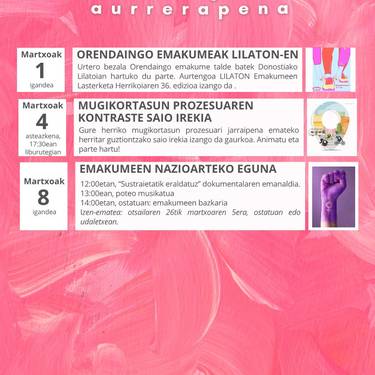 Mugikortasun prozesuaren kontraste saio irekia