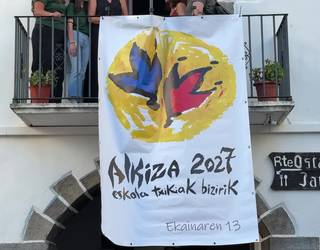 2027ko Eskola Txikien Festaren logoa aurkeztu dute