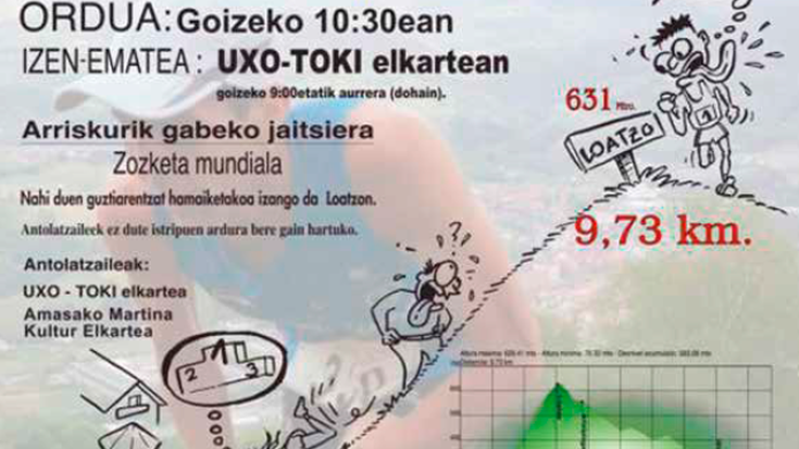 Loatzoko XXXII. igoera-jaitsiera