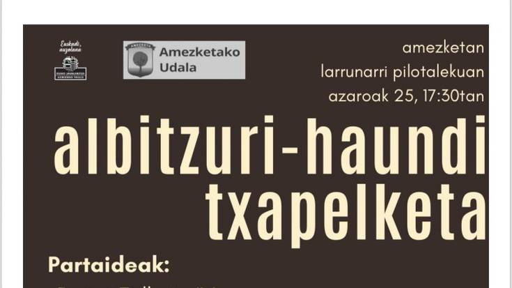 Larunbatean jokatuko da Albitzuri Haundi txapelketa