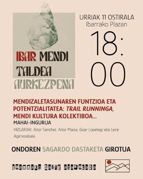 Ibar mendi taldearen aurkezpena