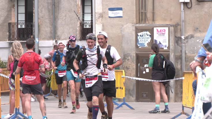 Ehunmilak ultra-trailaren 32.kilometroa Tolosatik