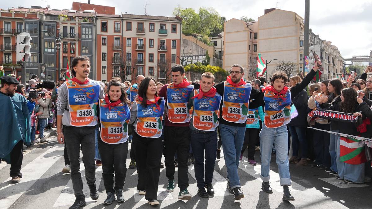 24. Korrikaren amaiera Bilbon