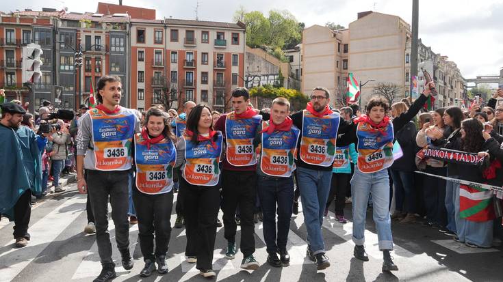 24. Korrikaren amaiera Bilbon