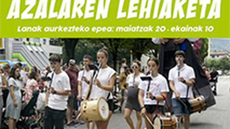 Santio jaietako programaren azala aukeratzeko lehiaketa martxan da