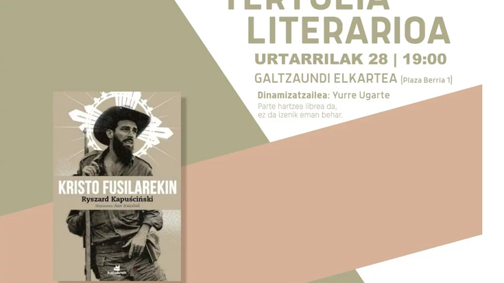Ryszard Kapuscinskiren ‘Kristo fusilarekin’ urteko lehen saioan